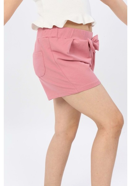 Toontoy Kız Çocuk Önü Pileli Fiyonklu Şort fırsatları