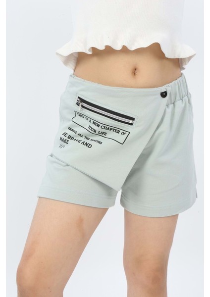 Toontoy Kız Çocuk Önü Süs Cepli Şort fırsatları