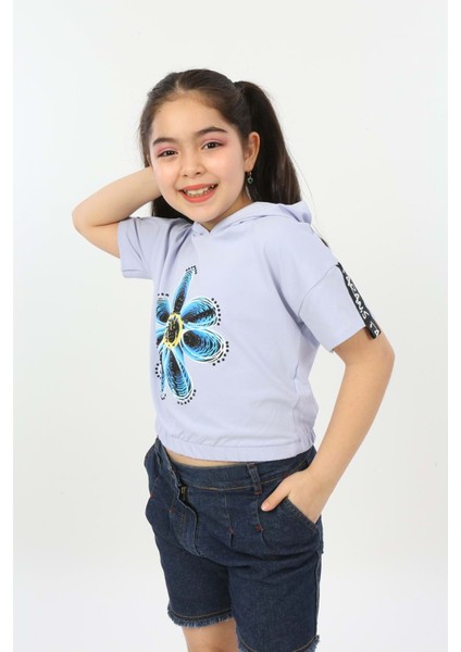 Toontoy Kız Çocuk Önü Çiçek Baskılı Tişört fiyatları