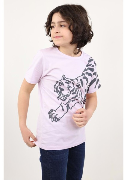 Toontoy Erkek Çocuk Kaplan Baskılı Tişört