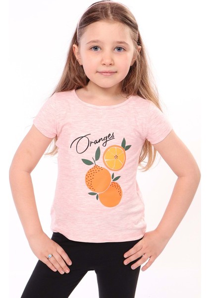 Toontoy Kız Bebek Baskılı Tişört