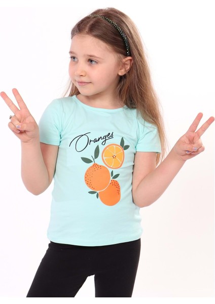 Toontoy Kız Bebek Baskılı Tişört