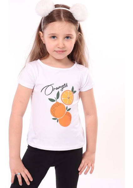 Toontoy Kız Bebek Baskılı Tişört