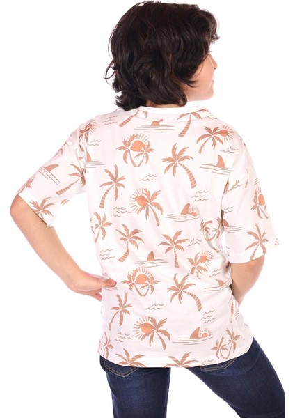 Toontoy Erkek Çocuk Palmiya Ağacı Baskılı Tişört fiyatları