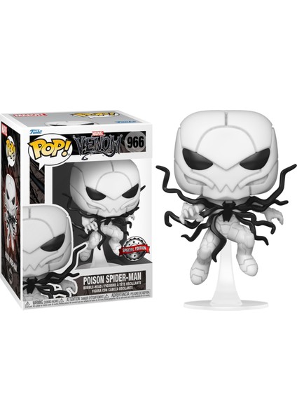 Pop Venom Poison Spider-Man Exclusive Figür Limited Edition Marvel Venomized Spiderman