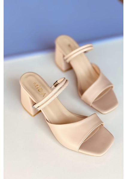 Ten Deri Iki Kemerli Topuklu Ayakkabı fiyatları