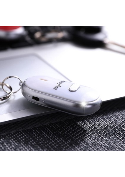 Ledli Bluetooth Uyumlu Anahtar Bulucu - Beyaz (Yurt Dışından)