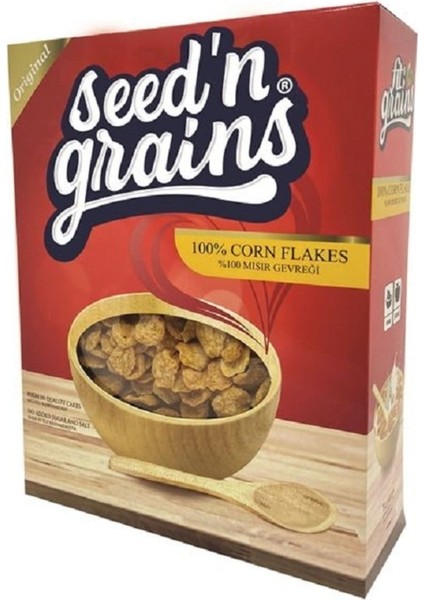 Şekersiz Corn Flakes Mısır Gevreği 300 gr