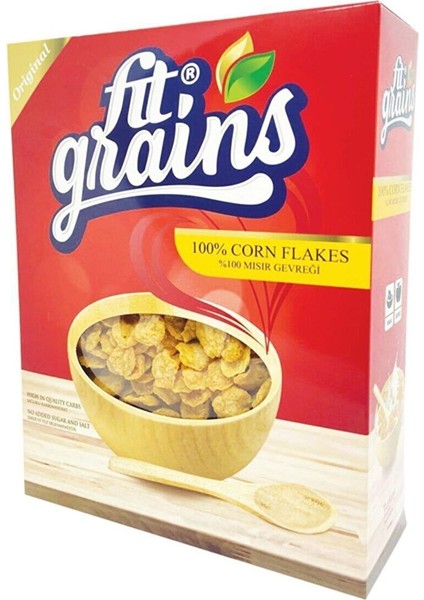 Şekersiz Corn Flakes Mısır Gevreği 300 gr 2 Adet