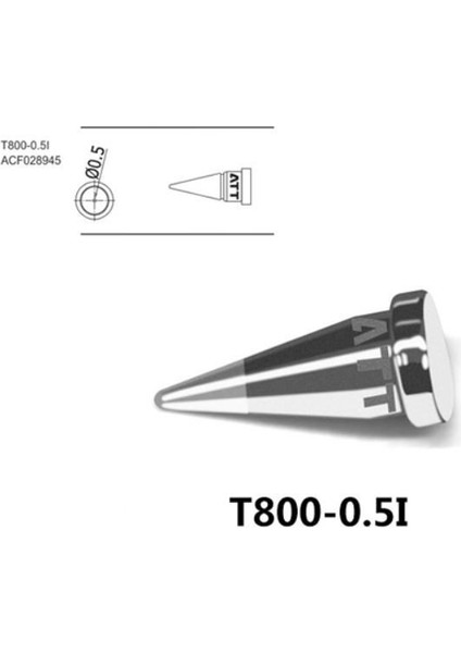 T800-0. 5ı Havya Ucu