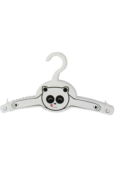 Çocuk Elbise Askısı Panda Desen 4lü