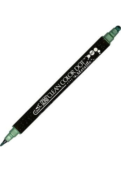 Clean Color Dot Çift Taraflı Metalik Yeşil 121 Kalem TC-8100