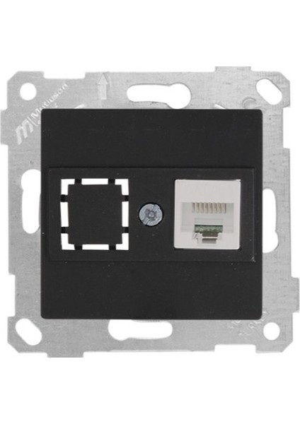 Rita Mek Tuş Data Prizi 1XRJ45 (CAT5E) Siyah