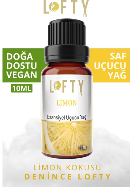 Limon Uçucu Yağ Buhurdanlık Esansı Oda Kokusu 10 ml