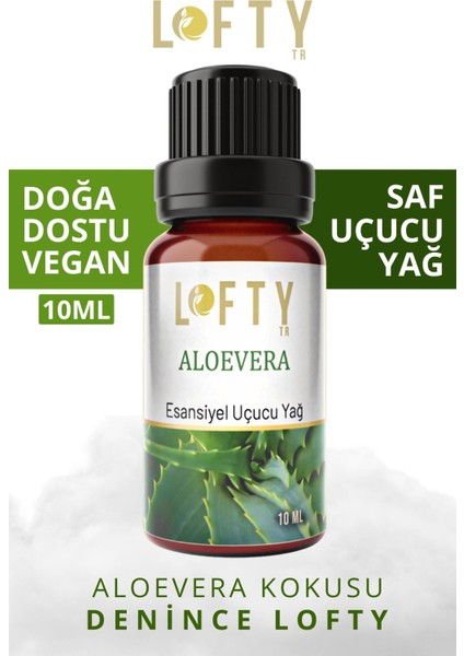 Aloevera Uçucu Yağ Buhurdanlık Esansı Oda Kokusu 10 ml