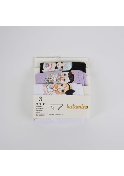 Modey 3'lü Kız Çocuk Slip Set fiyatları