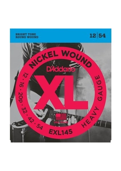 EXL145 12-54 Elektro Gitar Teli