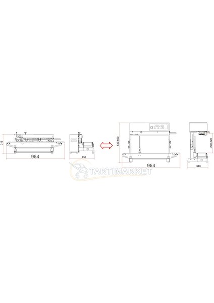 FRB-810 Iı Yürüyen Bantlı Dikey Poşet Ağzı Kapama Makinesi