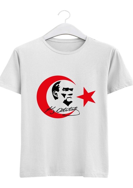 Türk Bayraklı Tişört, Atatürklü Tişört, Türk Bayrağı ve Atatürk Baskılı Tişört, Kırmızı Türk Bayrağı fiyatları
