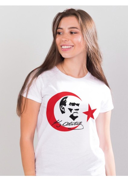 Türk Bayraklı Tişört, Atatürklü Tişört, Türk Bayrağı ve Atatürk Baskılı Tişört, Kırmızı Türk Bayrağı indirimleri