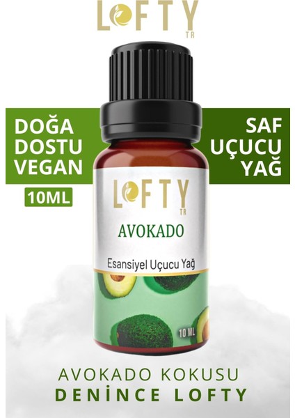 Avokado Uçucu Yağ Buhurdanlık Esansı Oda Kokusu 10 ml