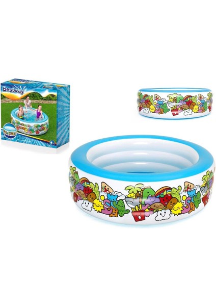 Jumbo Desenli Havuz (152X51)