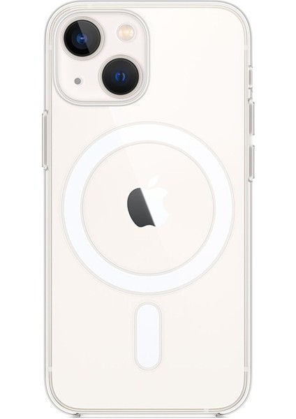 Iphone 11 12 13,pro,pro Max , Mini Magsafe Destekli Kablosuz Şarj Uyumlu Şeffaf Silikon Kılıf