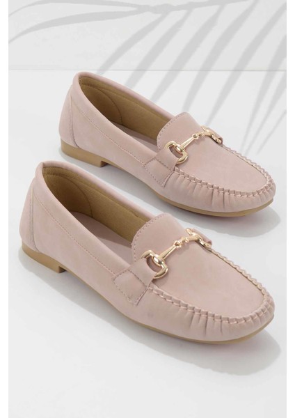 Lila Nubuk Kadın Loafer Ayakkabı K01542166201