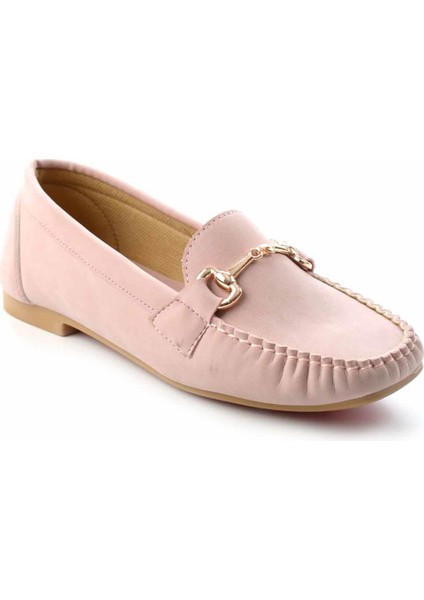 Lila Nubuk Kadın Loafer Ayakkabı K01542166201