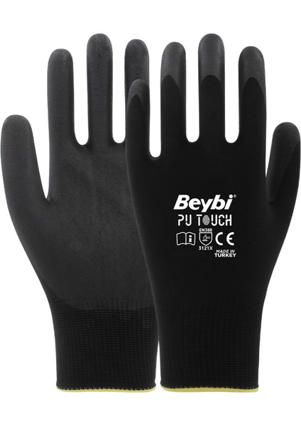 Pu Touch Poliüretan Polyester Iş Eldiveni 288 Çift Koli