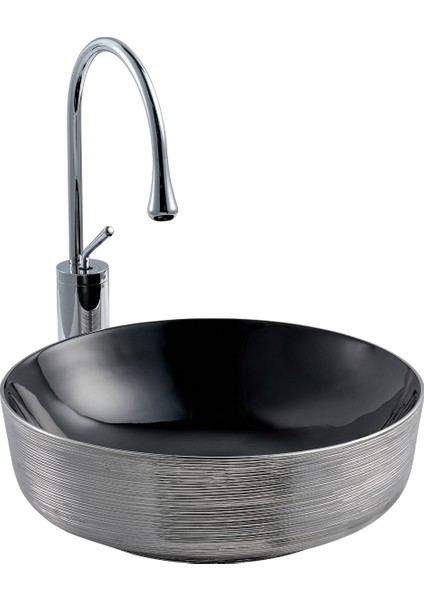 E-5004GS Tezgah Üstü Porselen Lavabo