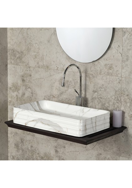 E-2106M1 Tezgah Üstü Porselen Lavabo fiyatları