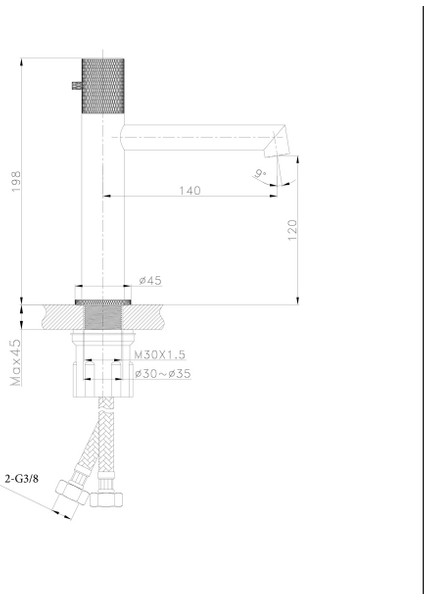 FM-2211 Krom Lavabo Bataryası