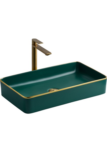 E-4071Y Tezgah Üstü Porselen Lavabo