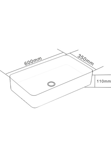 E-4071Y Tezgah Üstü Porselen Lavabo modelleri