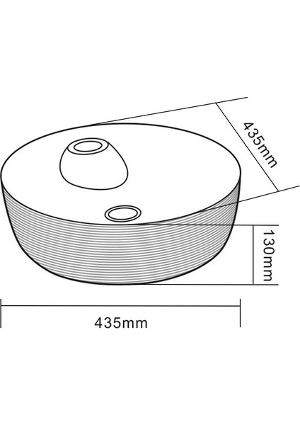Tezgah Üstü Lavabo E-5002RS