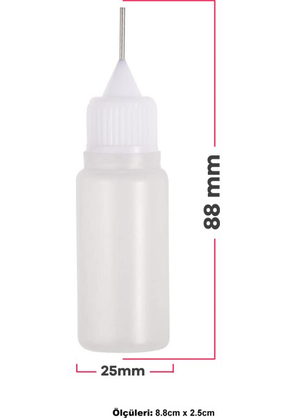 MX300 Iğne Uclu Plastik Sıvı Şişesi 30ML