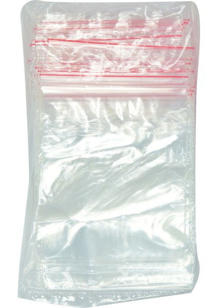 Kilitli Naylon Torba Poşet 9X11 cm Şeffaf 100 Adet 1 Paket