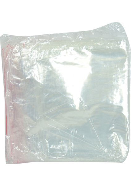 Kilitli Naylon Torba Poşet 19X25 cm Şeffaf 100 Adet 1 Paket