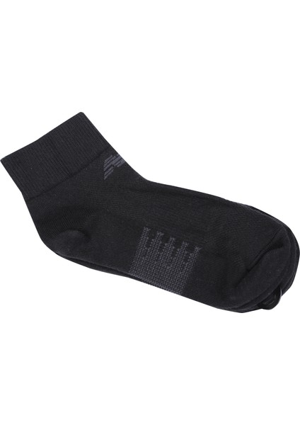 N624-3EU-BLACK Unisex 3'lü Çorap