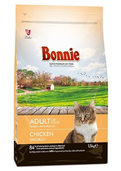 Tavuklu Yetişkin Kedi Maması 1,5 kg