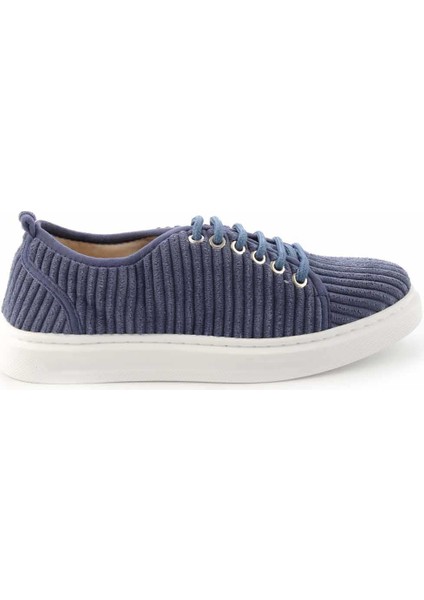 Kot Mavi Kumaş Kadın Sneaker K01122000804