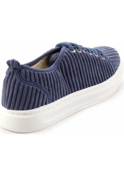 Kot Mavi Kumaş Kadın Sneaker K01122000804
