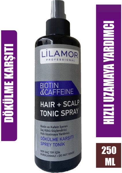 Professional Biotin & Caffeine Saç Sprey Tonik 250 fiyatları