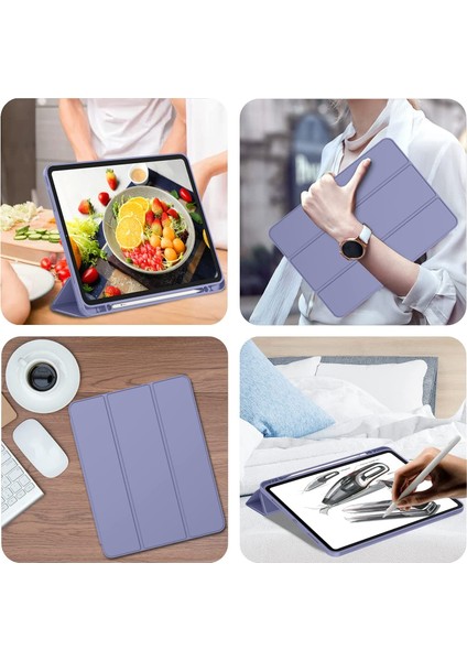 Apple iPad Pro 11 (2021) 3. Nesil Kalemlikli Yatay Standlı Stromix Smart Kılıf A2377 A2459 A2301 A2460 indirimleri