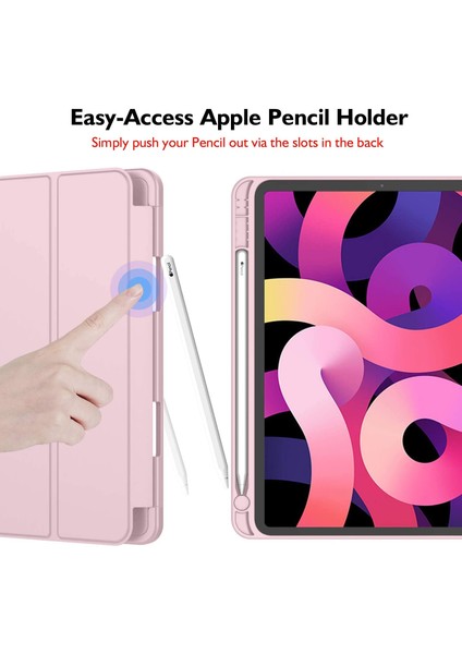 Apple iPad Air 11inç Air 4/5/6.Nesil 10.9 Kılıf Kalem Bölmeli Smart Case A2072 (10.Nesil Değildir) fırsatları