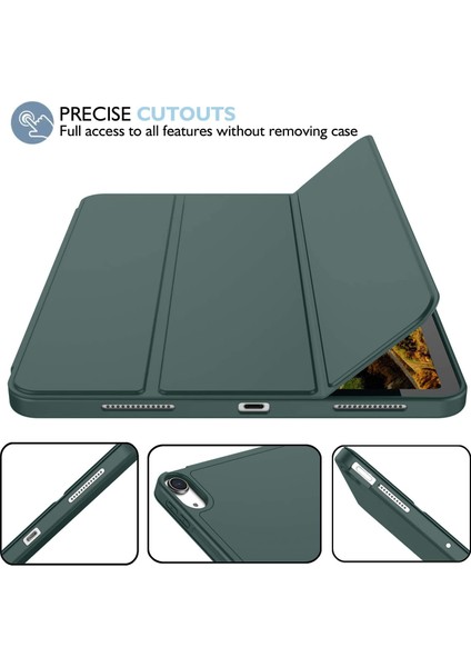 Apple iPad Air 11inç 2024 Air 4/5/6.Nesil 10.9 Kılıf Kalem Bölmeli Smart Case A2072 (10.Nesil Değildir) fırsatları