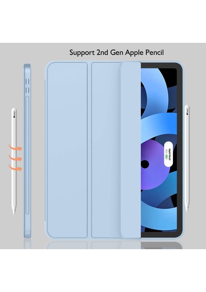 Apple iPad Pro 11 1. Nesil 2018 Kılıf Kalem Bölmeli Smart Case A1979 A1980 A2013 A2924