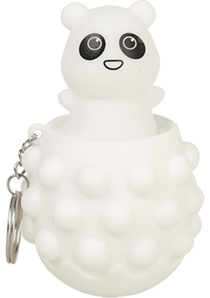 Asılabilir Dekompresyon Panda Model Oyuncak - Beyaz (Yurt Dışından)