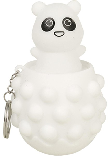 Asılabilir Dekompresyon Panda Model Oyuncak - Beyaz (Yurt Dışından)